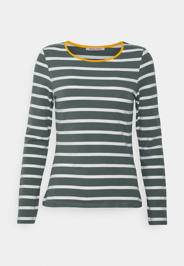 Hauts Anna Field STRIPEY CONTRAST Vert Clair Femme | RZW-3456799